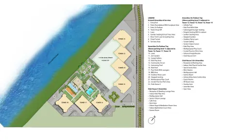 Godrej Aqua Vista: site plan