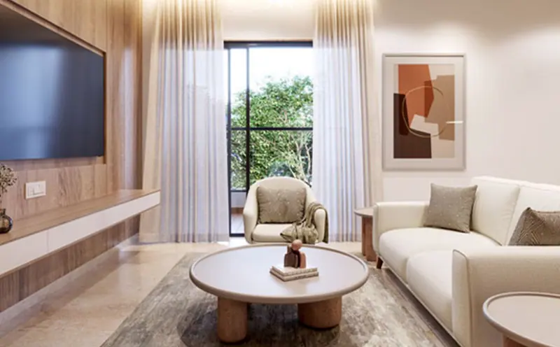 209 Hadapsar: living room, image 5 of 6 from the developer