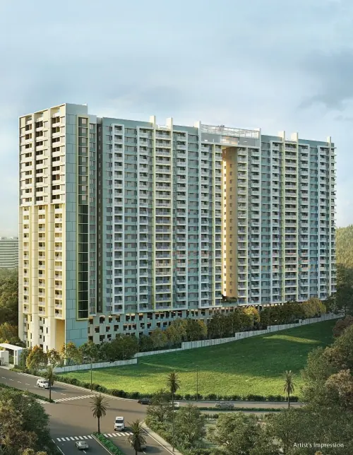 Kalpataru Jade Skyline: tower and lawn, image 3 of 7 from the developer