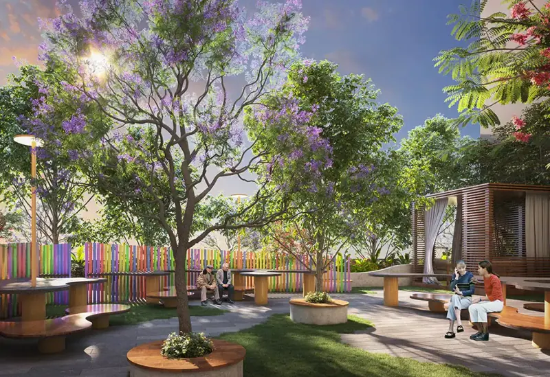 Livience Aleenta: garden seating, image 9 of 11 from the developer
