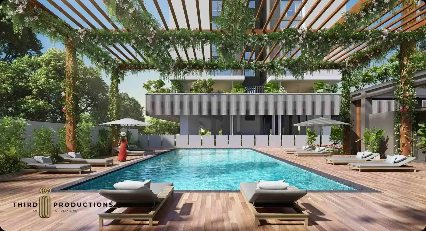Mantra Mirari: pergola pool, image 4 of 8 from the developer