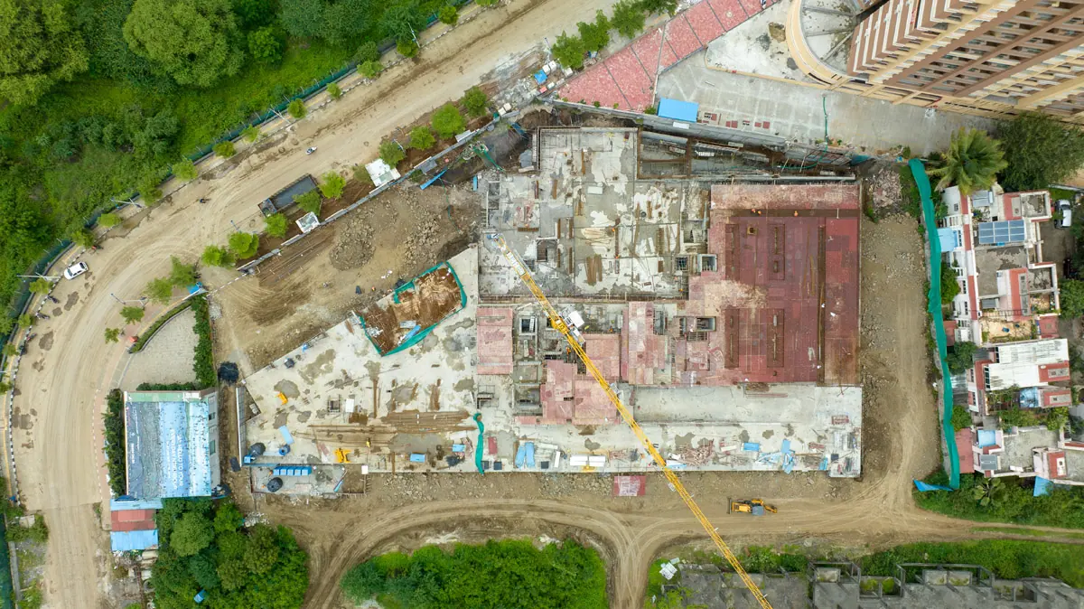 Presidential Tower: construction site from above, image 4 of 6 from the developer