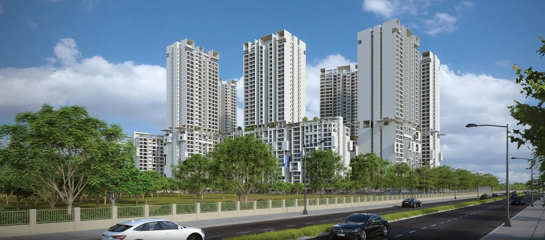 Rohan Ekam: towers by the road, image 1 of 1 from the developer