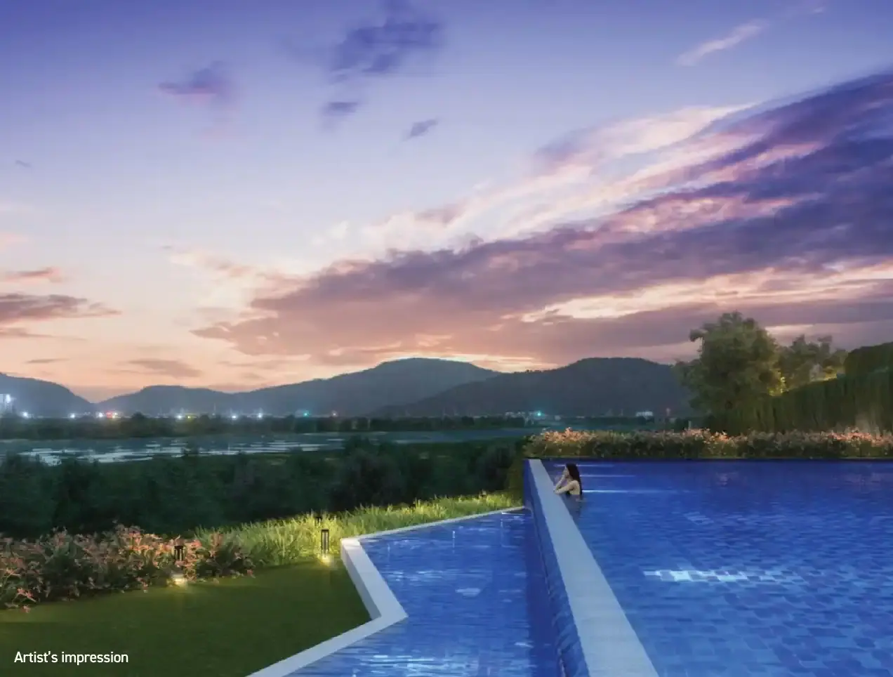 Shapoorji Pallonji Sensorium: infinity pool, image 8 of 14 from the developer